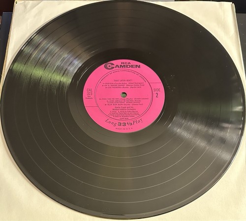 Xavier Cugat & His Orchestra - That Latin Beat! LP Camden 1959 Mono OP EX Latin - Picture 4 of 4