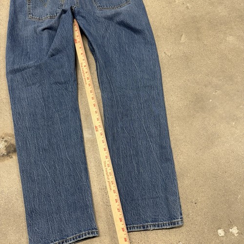 Jeans Levis 501 XX uomo 34x32 blu denim premium dritto grande bottone E mosca - Foto 7 di 8