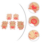 10Pcs 2021 New Year Red Packets Spring Festival Hongbao Party Gifts (Golden)