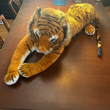 Melissa  Doug Large Bengal Tiger Jumbo 46" Lifelike Plush Stuffed Animal 2103