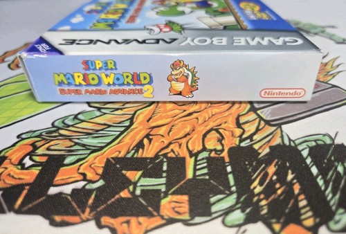 Super Mario World: Super Mario Advance 2 Game Boy Advance COMPLETE CIB W. Map!  - Picture 2 of 10