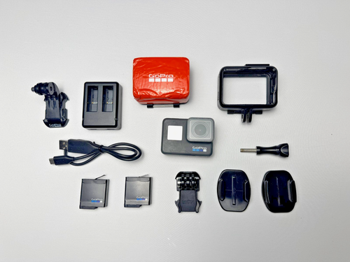 GoPro HERO6 Black + X2 Batteries, floaty & extra mounts- GoPro Action Camera  - Picture 2 of 2