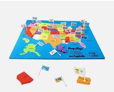Imagimake Mapology USA Map Jigsaw Puzzle, Learn States, Capitals with Flags