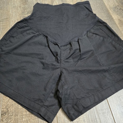 Old Navy Maternity Shorts Size 2 Black Stretchy - Picture 11 of 11