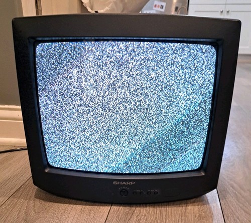 Vintage Retro Sharp Fernseher mit Fernbedienung 13H-M60, 13 Zoll Farbe funktioniert! - Bild 3 von 15
