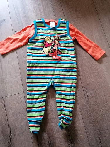 Baby Jungen Strampler Set Gr 68 Disney Winnie Pooh - Bild 1 von 9