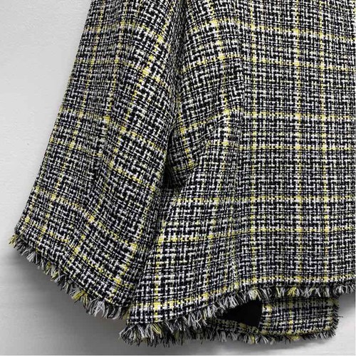 Kasper Women's Size 12-L Black-Multi Plaid Open Front Jacket - Picture 2 of 3