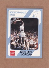 1989 COLLEGIATE COLLECTION MICHAEL JORDAN #16 NORTH CAROLINA NMMT *A39547