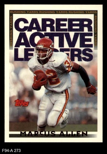 1994 Topps #273 Marcus Allen Chiefs CAL HOF Penn St 8 - NM/MT - Bild 1 von 2