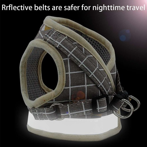 Cat Dog Pet Harness Adjustable Control Vest Dogs Reflective Size XS-XL leash - Picture 6 of 16