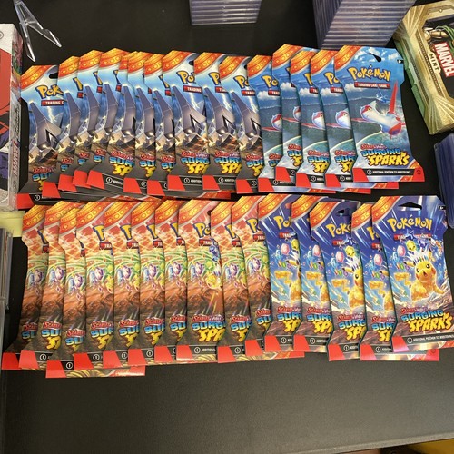 30 x Pokémon TCG: Scarlet & Violet - Surging Sparks Sleeved Booster Pack