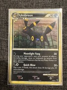 Pocket Scout - Umbreon 10/90 HS Undaunted Holo Rare SWIRLS Lightly Played Pokemon TCG Card