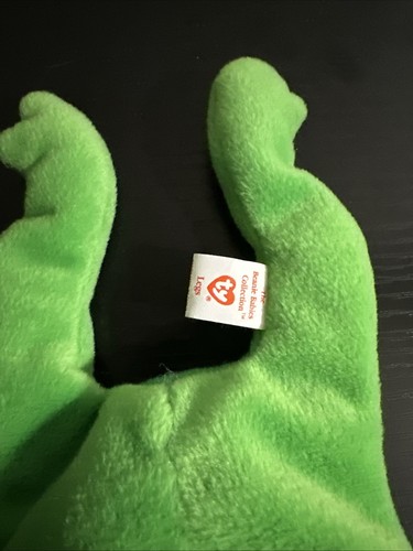Ty Beanie Baby Legs The Frog  Original 9 1993 PVC Pellets Beanie Babies - Picture 6 of 16