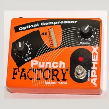Aphex Punch Factory Model 1404 Optical Compressor - Pro Pedal - Made in U.S.A.