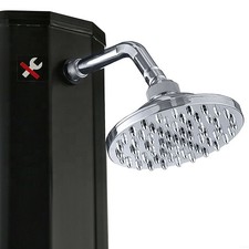 Duschkopf rund für Solardusche Kopfbrause Regendusche Brausekopf von Steinkirch