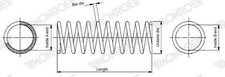 MONROE Fahrwerksfeder SP2503 für HYUNDAI