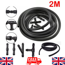 Car 2M+ Connectors Windscreen Wiper Washer Jet Tube Pipe Nozzle Pump Hose