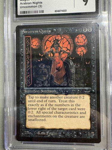 Magic: The Gathering MTG Arabian Nights Sorceress Queen - CGC 9 Mint - Picture 2 of 4