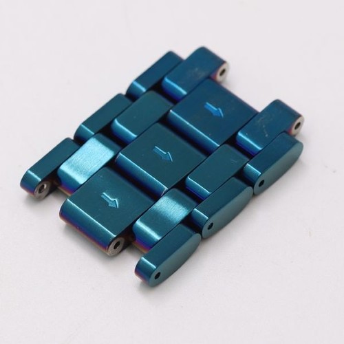 INVICTA 3 Glieder 26830 Herren Uhrenarmband Armband Teile blaue Farbe 26mm gebraucht Japan - Bild 3 von 3