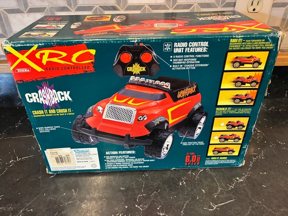 Coche de juguete XRC Crashback RC 1996 Tonka/Kenner Hasbro - #60597 Foto 2 de 4