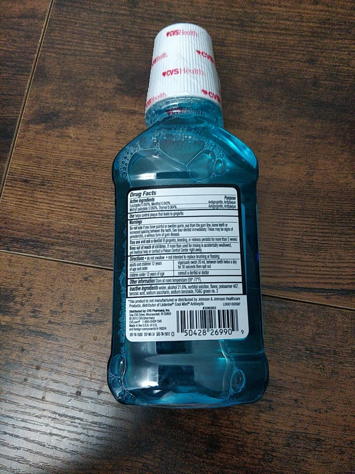 Lote de 5 palhetas de fio dental CVS Health Mint - 450 palhetas - 90x5 - enxaguatórios bucais sem bônus - Imagem 4 de 4