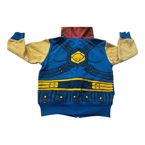 Lego Legends Of Chima Hoodie Youth Small Blue Yellow Zip Up Lion Costume Jacket - Picture 3 of 8