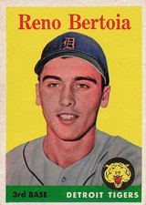 1958 Topps #232 Reno Bertoia