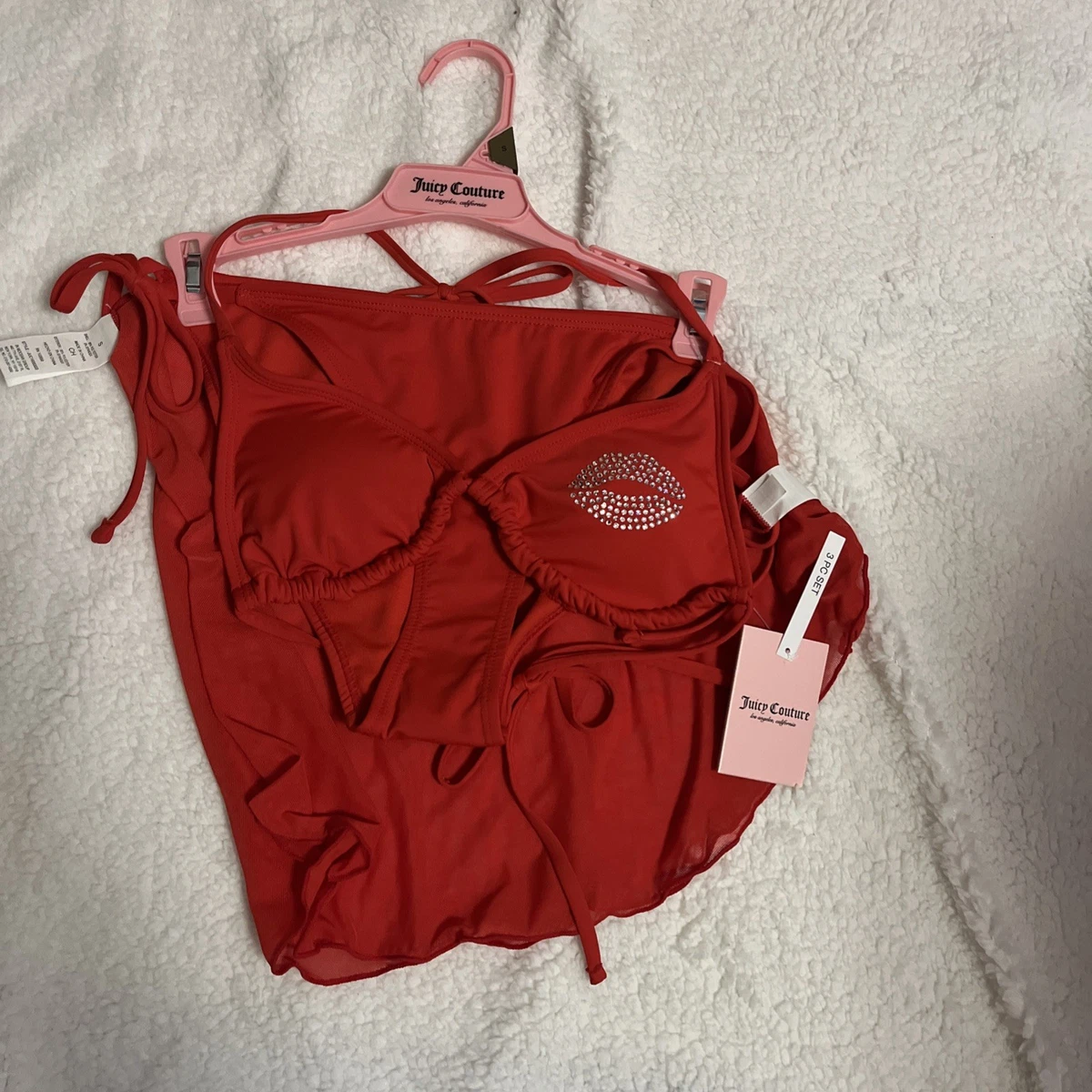 Juicy Couture Red Solid Swimwear for Women for sale | eBay