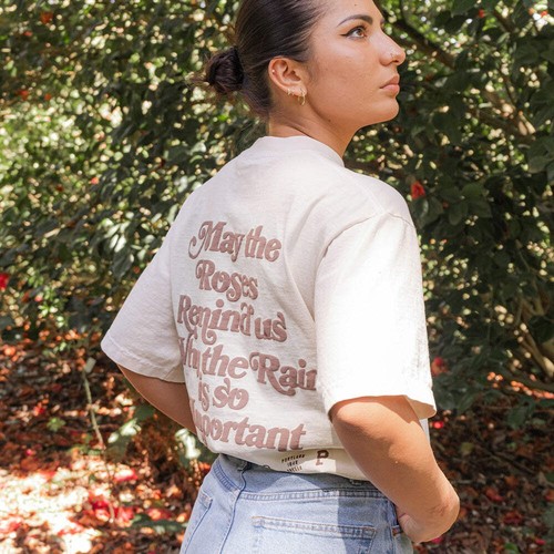 Camiseta All-American Slogan - Crema - Imagen 3 de 7