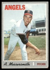 1970 Topps A. Messersmith (Ink On Back) California Angels #430