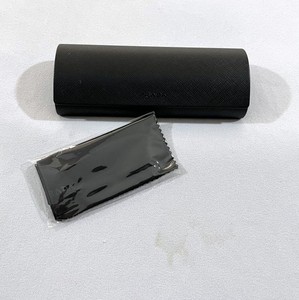 PRADA Authentic Eyeglasses Sunglasses Black Case ONLY Empty Case Magnetic Cloth