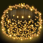 Warm White Outdoor Christmas String Lights 82Ft 1000 LED Waterproof with 8 Modes