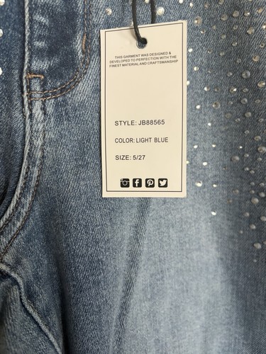 Judy Blue Jeans Damen 5/27 Distressed High Waste Skinny - Bild 5 von 6