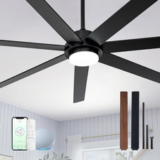 65" Smart Ceiling Fan with Lights, Remote, Alexa Control Quiet DC Motor