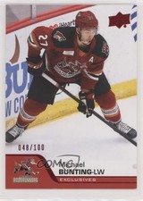 2020-21 Upper Deck AHL Exclusives 48/100 Michael Bunting #74 8tn