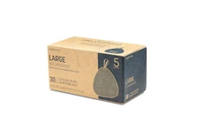 21 Gal. Extra-Strong, Trash Bag with Drawstring Closure, 21 Gal./60-80 L., 30