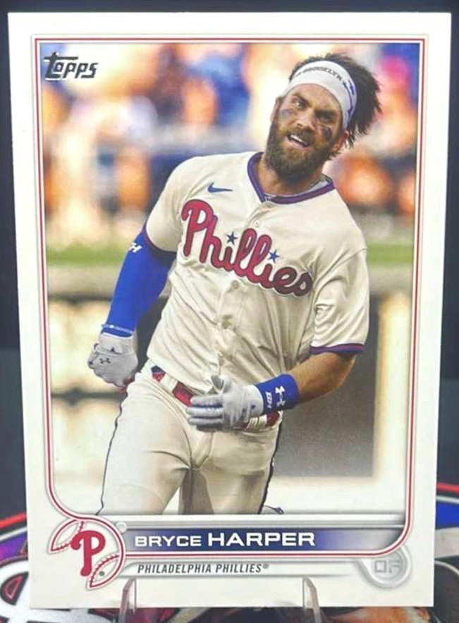 Topps Series 1 2022 Bryce Harper Philadelphia Phillies #250 Image Variation SP