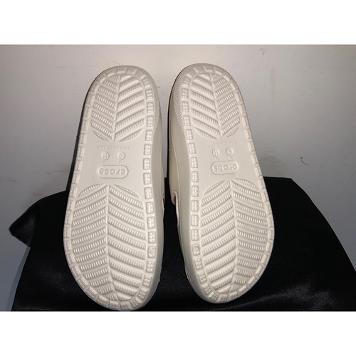 Crocs Cozy Slide Sandals Slip-on fuzzy warm Size 11 Women/9 Men - Afbeelding 4 van 6
