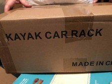 Folding Kayak Roof Rack Pair 4pcs J-Bar Car Roof Racks for Kayak, Canoe