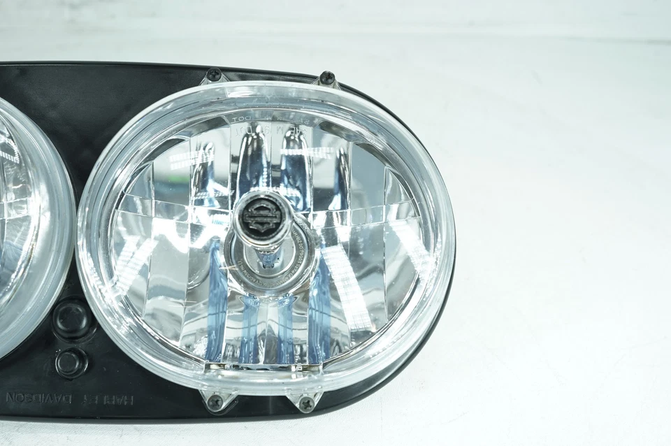 12 Harley Touring FLTR Road Glide OEM farol farol halogênio duplo - Imagem 3 de 4