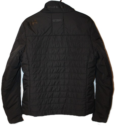 Chaqueta para mujer Helly Hansen PrimaLoft pequeña negra acolchada, cremallera completa, bolsillo COMO NUEVA - Imagen 2 de 5
