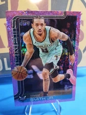 2025-26 Topps 🏀 Nick Smith Jr. #72 *PINK SPARKLE REFRACTOR* Charlotte HORNETS 