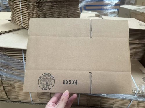 100 8x5x4 Karton Papierkartons Versandverpackung Versandschachtel Wellpappe