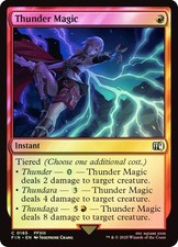MAGIC THE GATHERING FINAL FANTASY THUNDER MAGIC (FOIL) C 165 FIN MTG FCA TCG