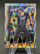 2025 Topps Chrome Jace Jung RC RayWave Refractor #225 Tigers Rookie