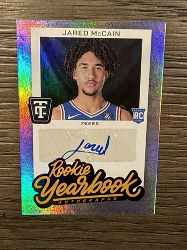 2024 Panini Rookie Yearbook Jared Mccain Auto NM - Mint #PNCARDS