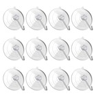  30 transparente Saugnapfhaken für Glas und glatte Oberflächen, PVC, abnehmbar,