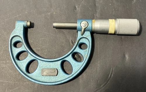 Fowler 1-2" Outside Diameter Micrometer Carbide Tipped .0001"