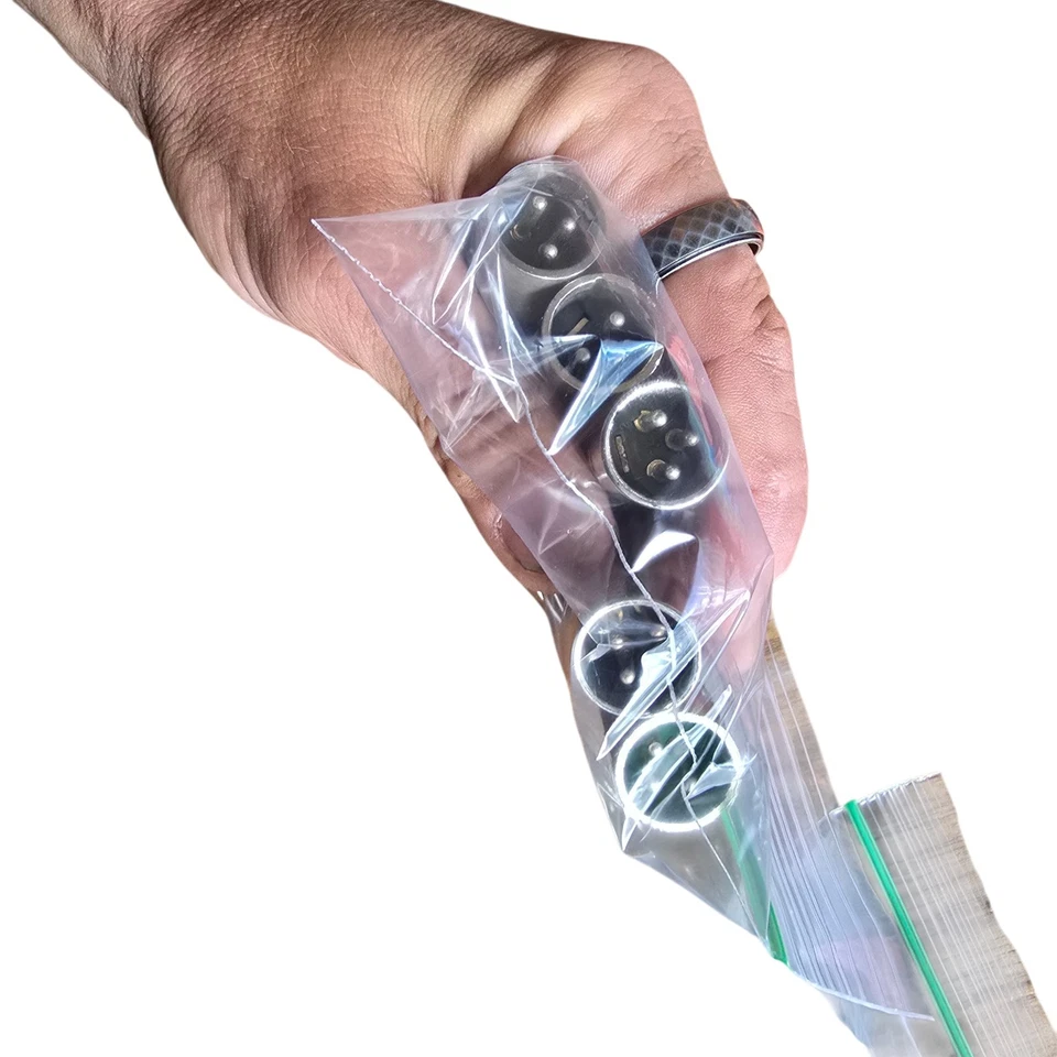 Lote de conectores y adaptadores de audio surtidos - BNC XLR RCA extremos de enchufe piezas a granel Foto 4 de 4