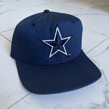 Vintage 1990s 90s Dallas Cowboys Star Logo SnapBack Hat Blue NFL Pro Line